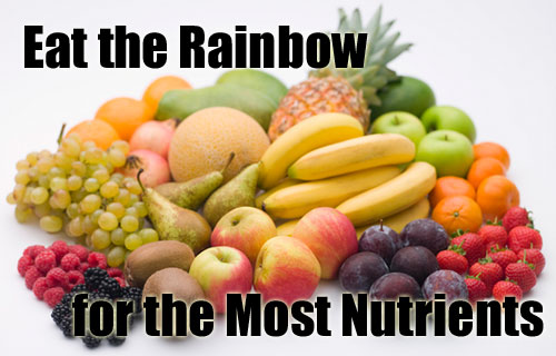 Pile of Fruit of Variety of Colors