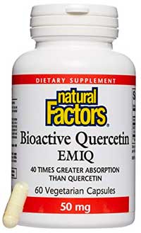 Natural Factors Bioactive Quercetin EmIQ