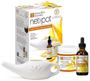 Net Pot for Rinsing Sinuses and Relieving Hay Fever Symptoms