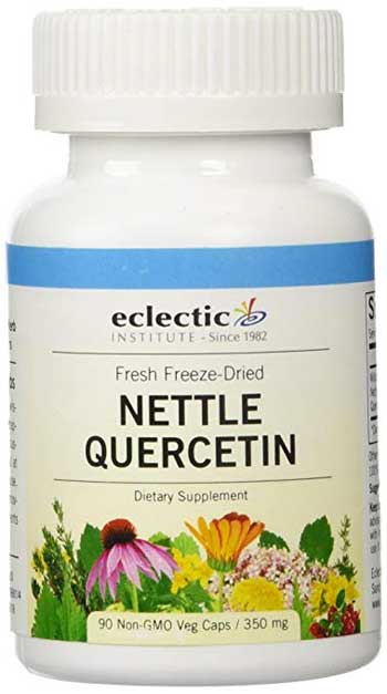 Nettle Quercetin Supplement Bottle: Vegan and Non-GMO